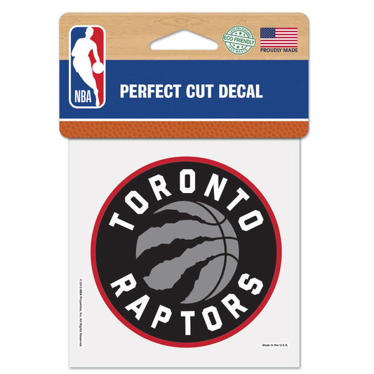 Toronto Raptors Decal 4x4 Perfect Cut Color