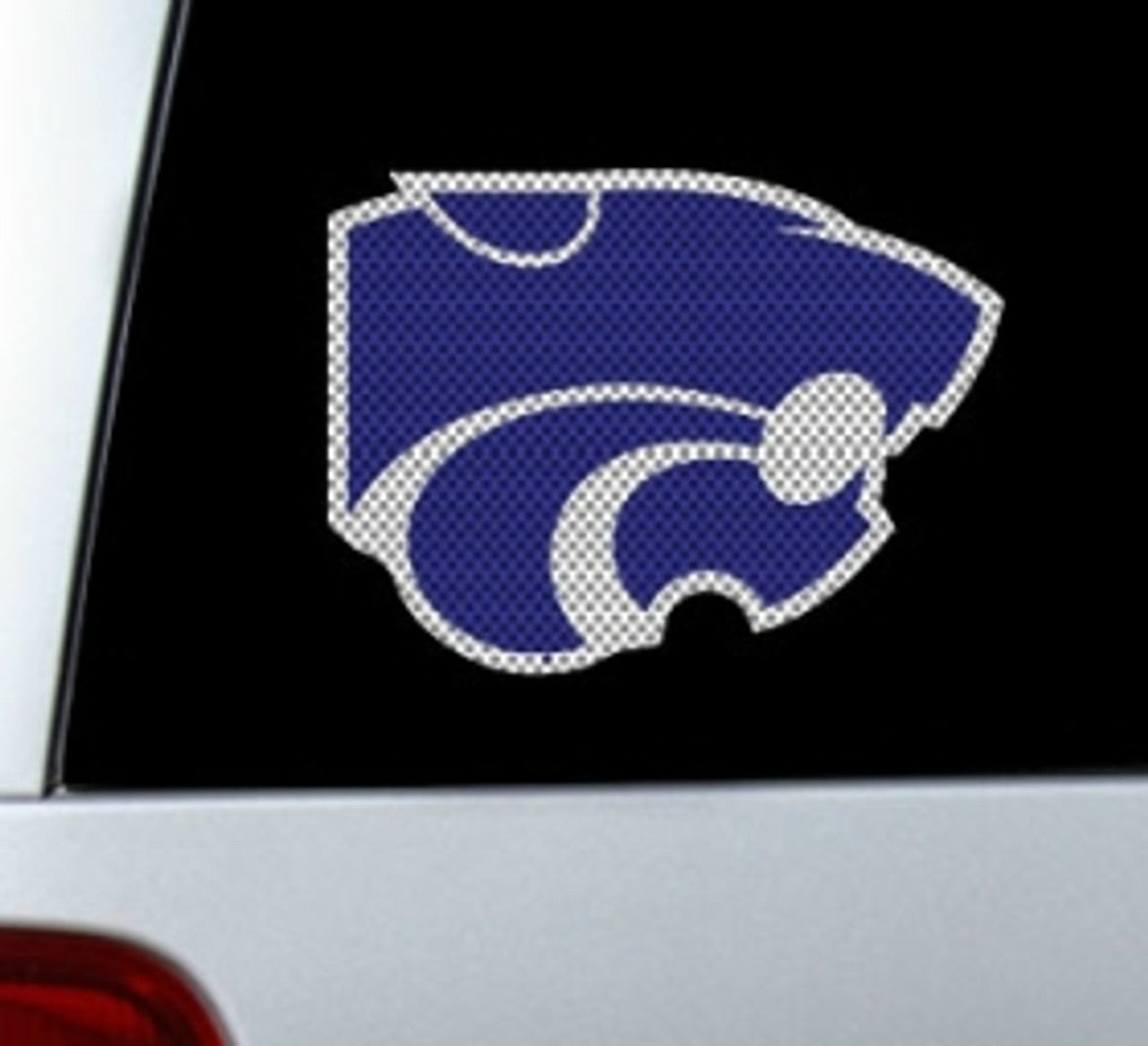 Kansas State Wildcats Window Film 12 Inch Die Cut CO