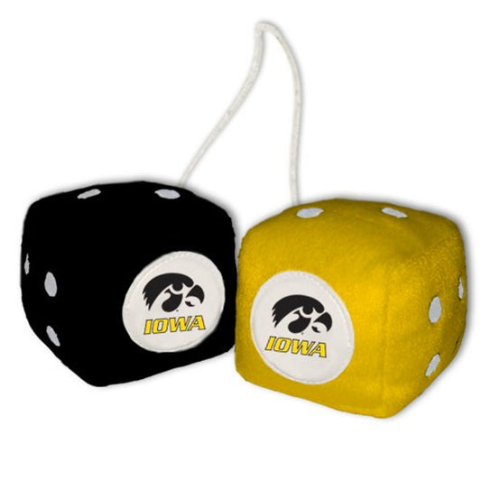 Iowa Hawkeyes Fuzzy Dice CO