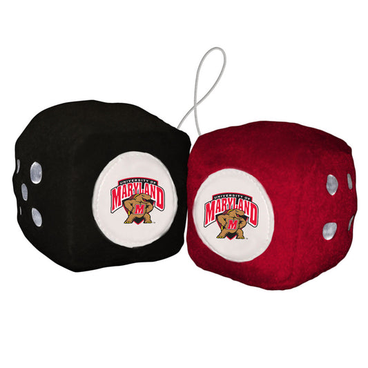 Maryland Terrapins Fuzzy Dice CO