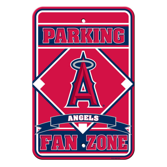 Los Angeles Angels Sign 12x18 Plastic Fan Zone Parking Style CO