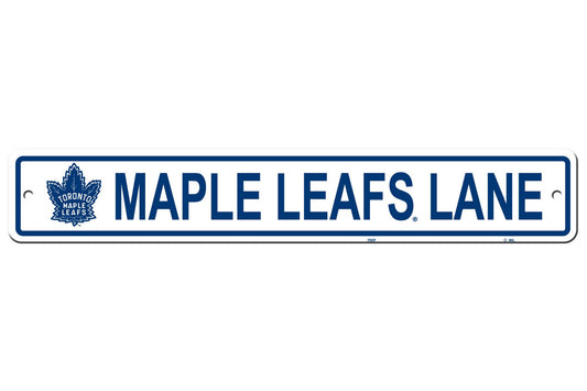 Toronto Maple Leafs Sign 4x24 Plastic Street Style CO