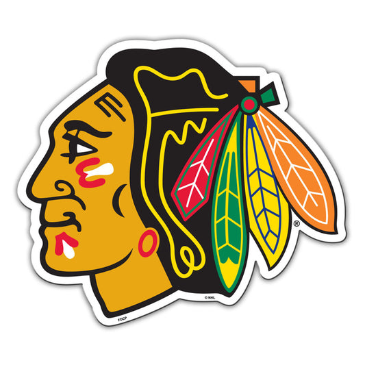 Chicago Blackhawks Magnet Car Style 8 Inch CO