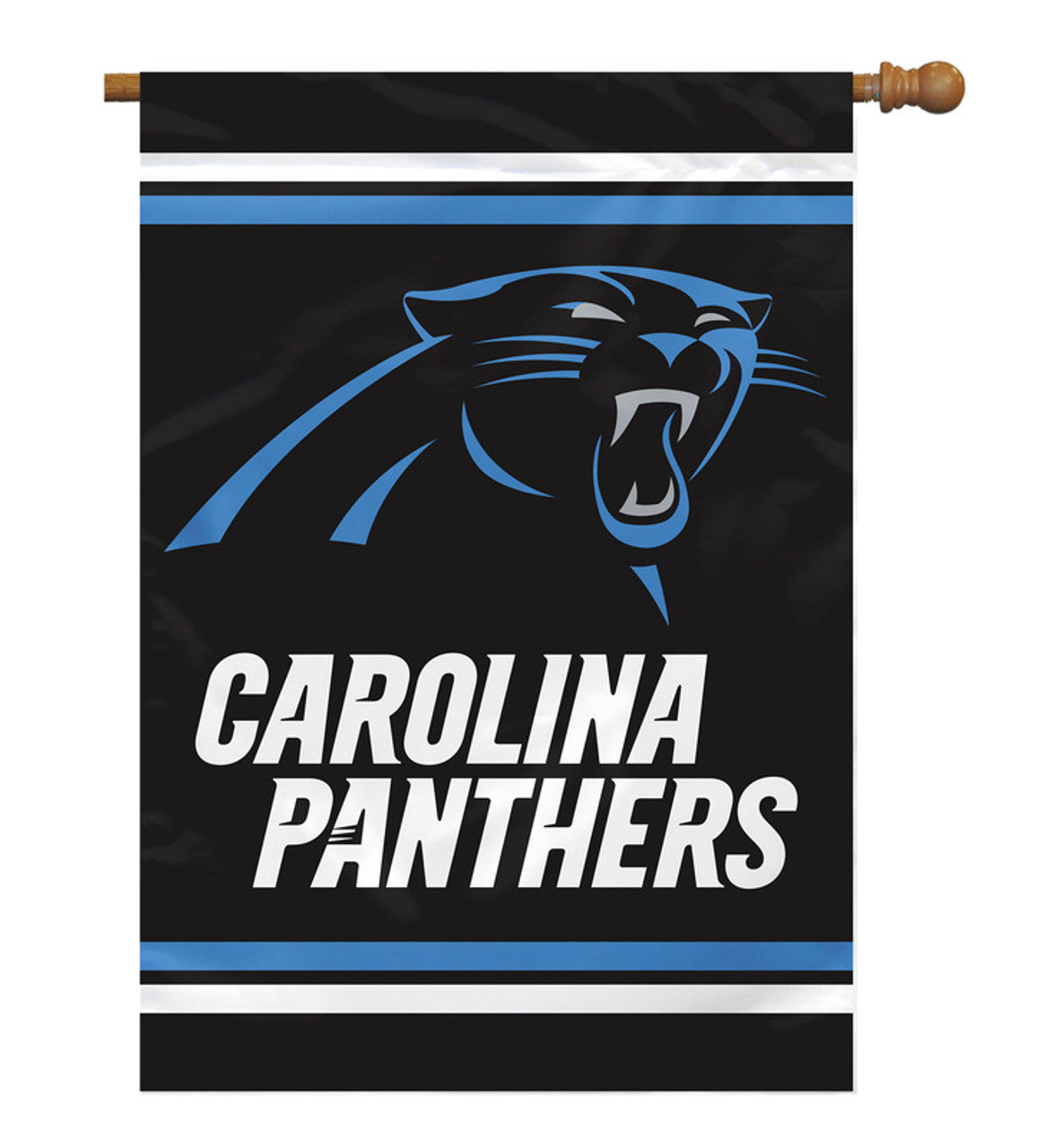 Carolina Panthers Banner 28x40 House Flag Style 2 Sided CO