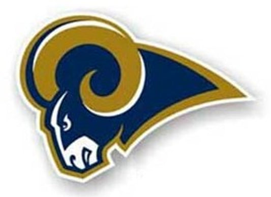 Los Angeles Rams Magnet Car Style 12 Inch Left Logo Design CO