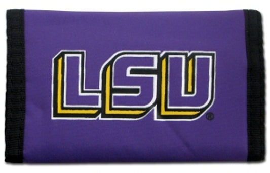 LSU Tigers Wallet Nylon Trifold