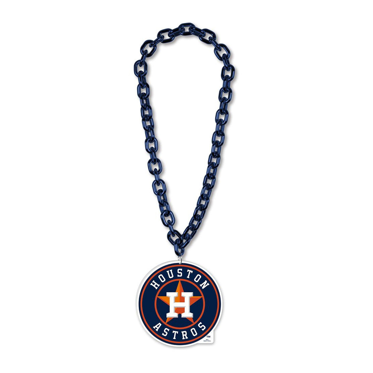 Houston Astros Necklace Big Fan Chain