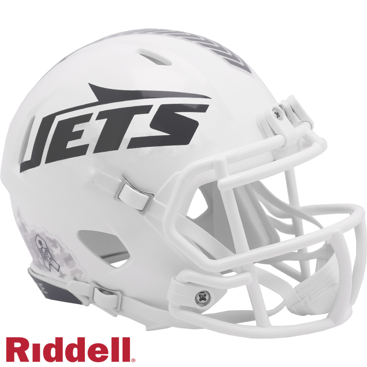 New York Jets Helmet Riddell Replica Mini Speed Style Salute To Service 2024