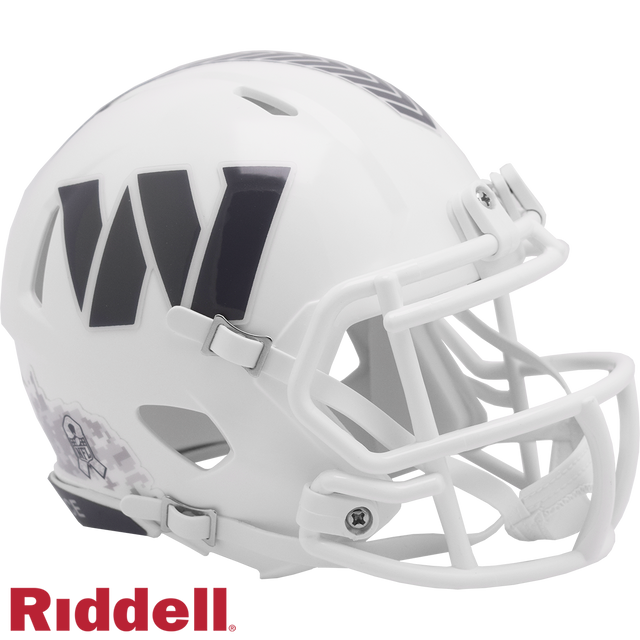 Washington Commanders Helmet Riddell Replica Mini Speed Style Salute To Service 2024