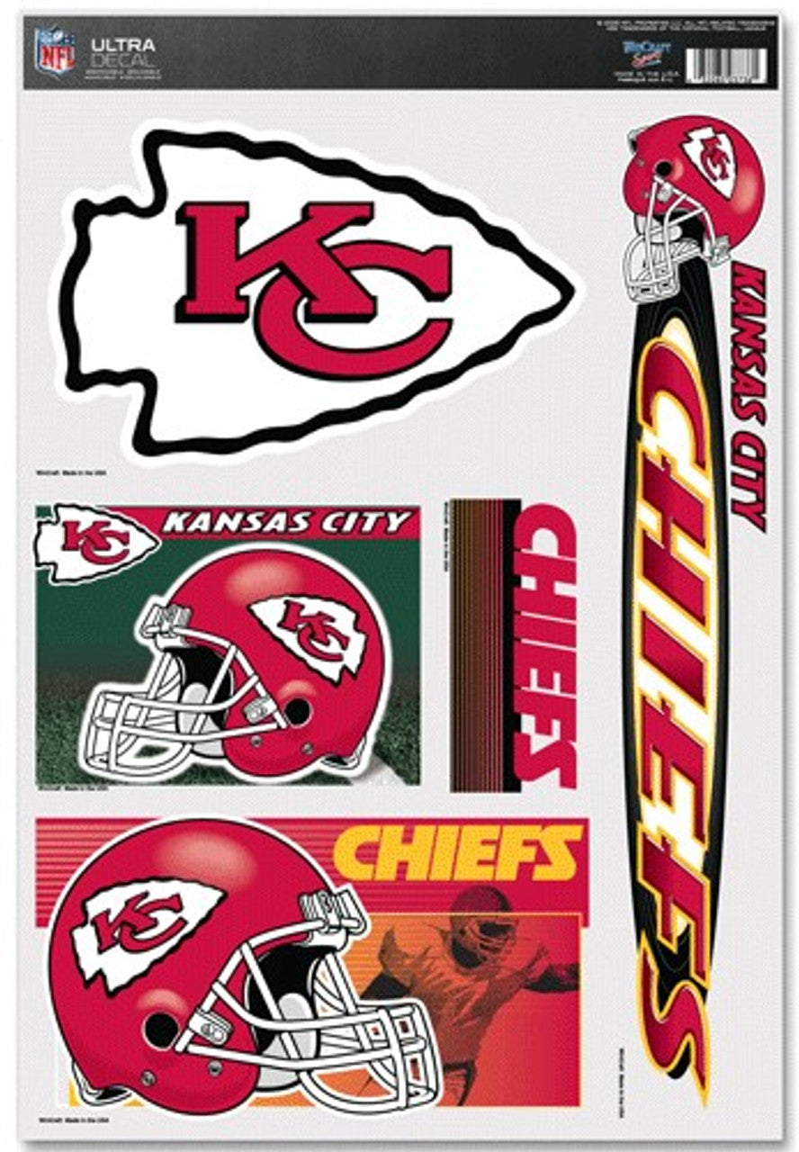 Kansas City Chiefs Decal 11x17 Ultra