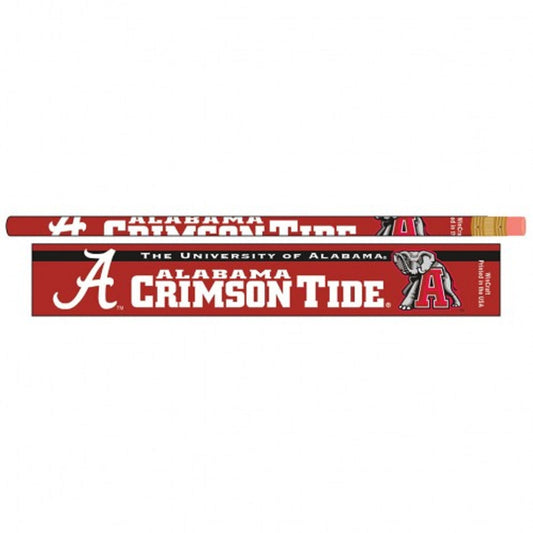 Alabama Crimson Tide Pencil 6 Pack