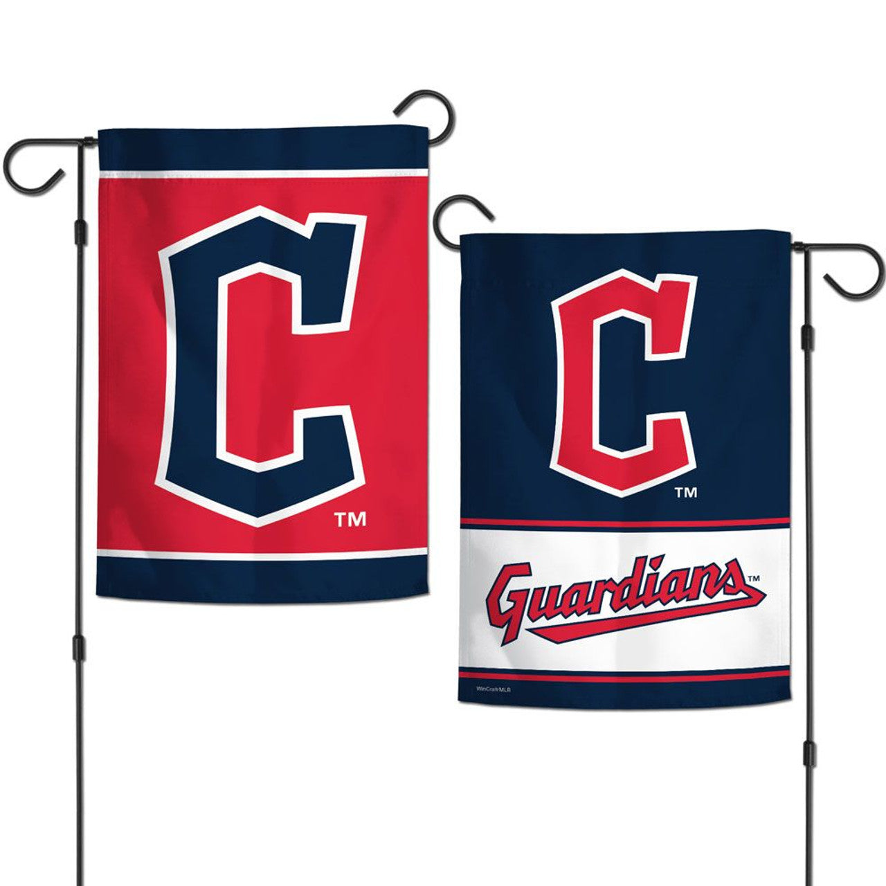 Cleveland Guardians Flag 12x18 Garden Style 2 Sided