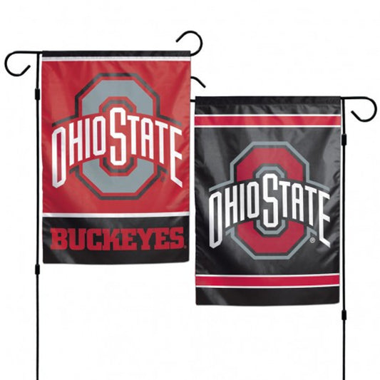 Ohio State Buckeyes Flag 12x18 Garden Style 2 Sided