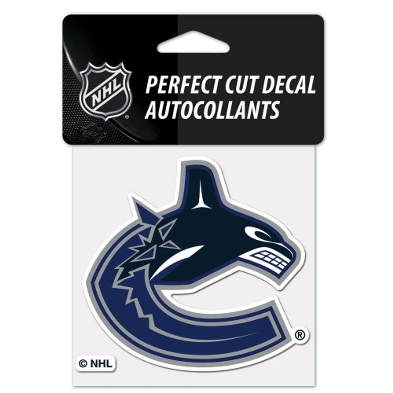 Vancouver Canucks Decal 4x4 Perfect Cut Color