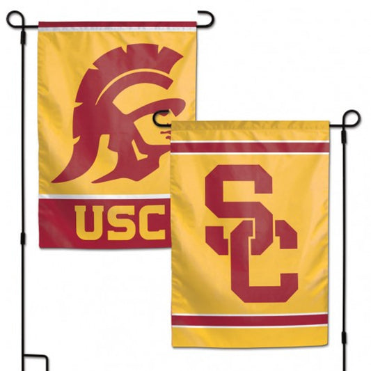 USC Trojans Flag 12x18 Garden Style 2 Sided