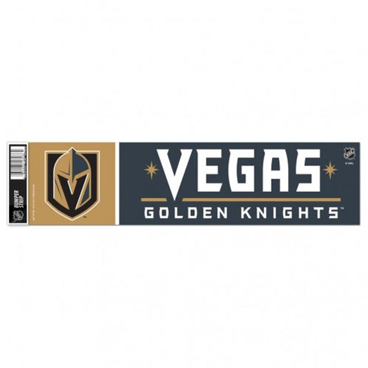 Vegas Golden Knights Decal 3x12 Bumper Strip Style