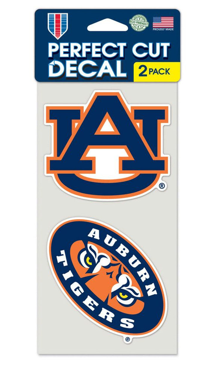 Auburn Tigers Set of 2 Die Cut Decals