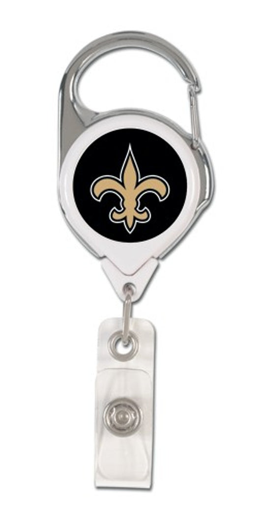 New Orleans Saints Retractable Premium Badge Holder