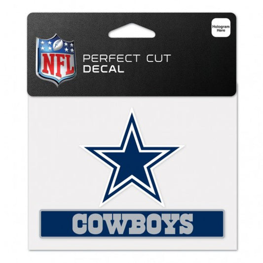 Dallas Cowboys Decal 4.5x5.75 Perfect Cut Color