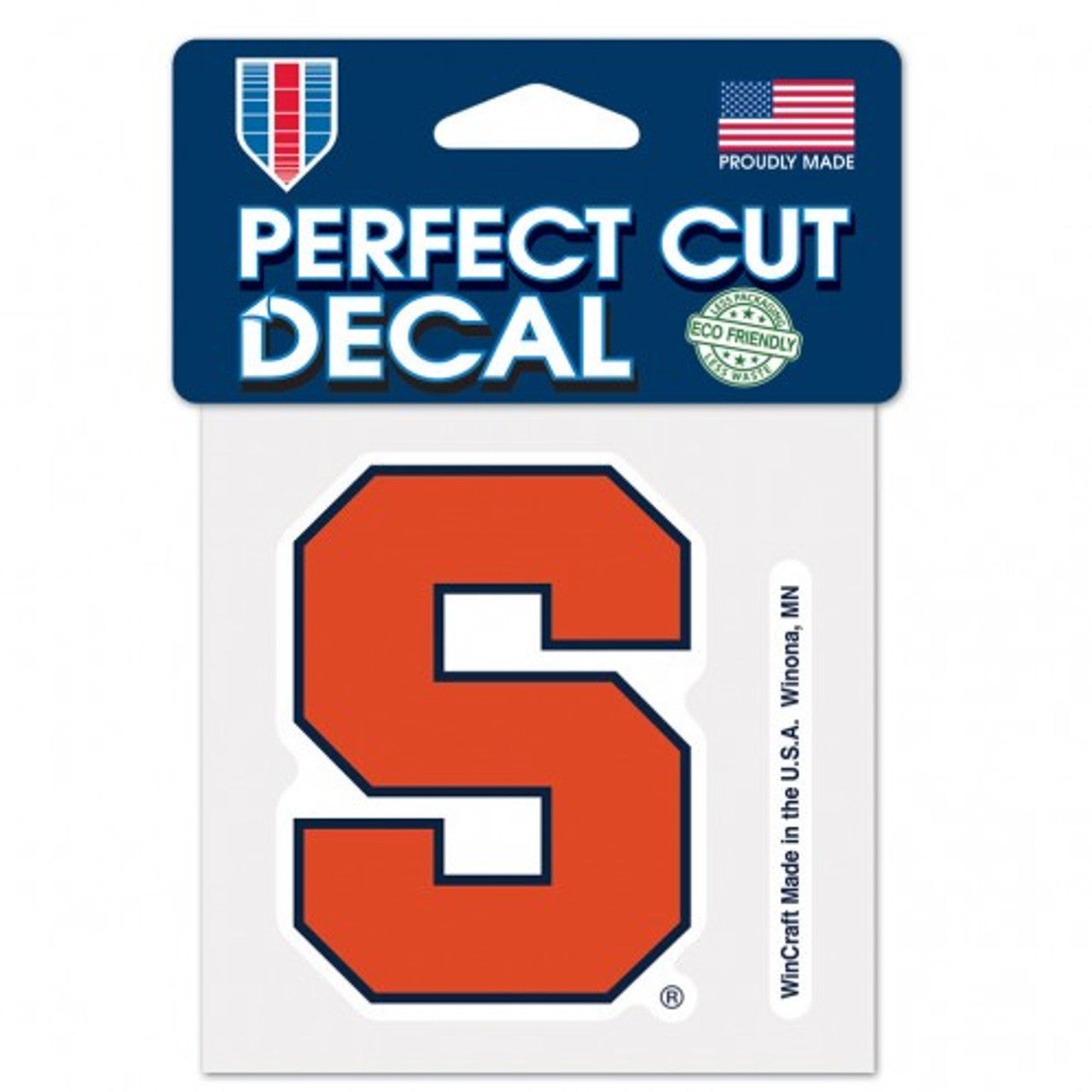 Syracuse Orange Decal 4x4 Perfect Cut Color