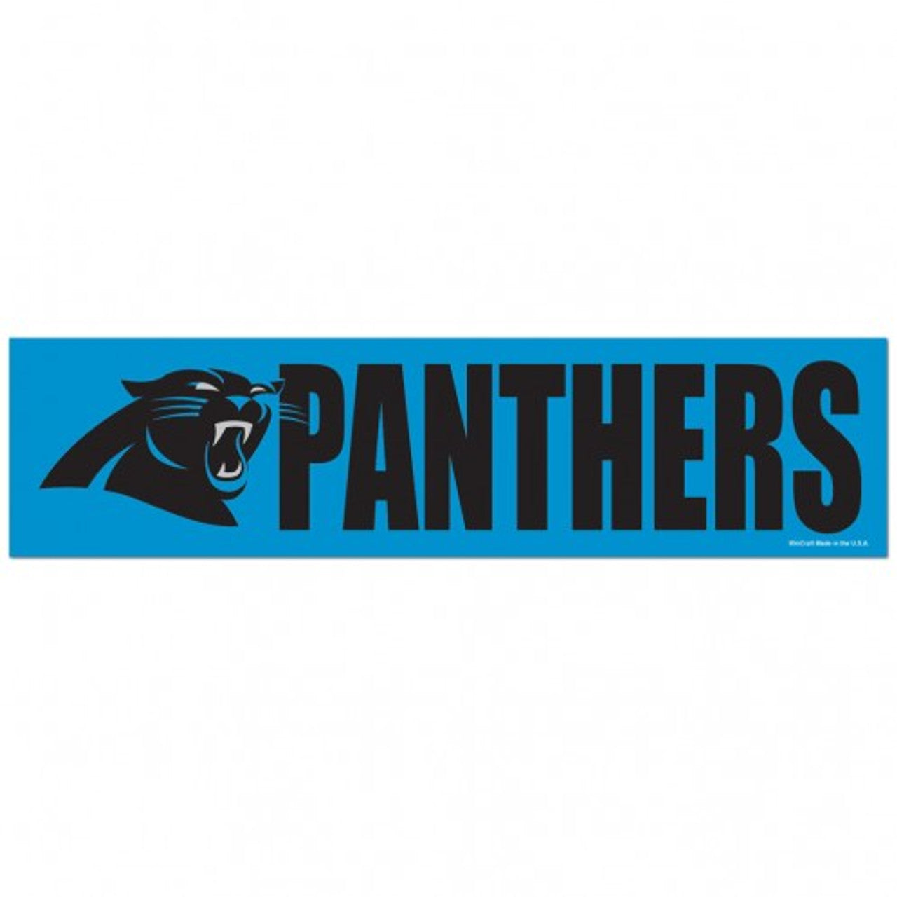 Carolina Panthers Decal 3x12 Bumper Strip Style