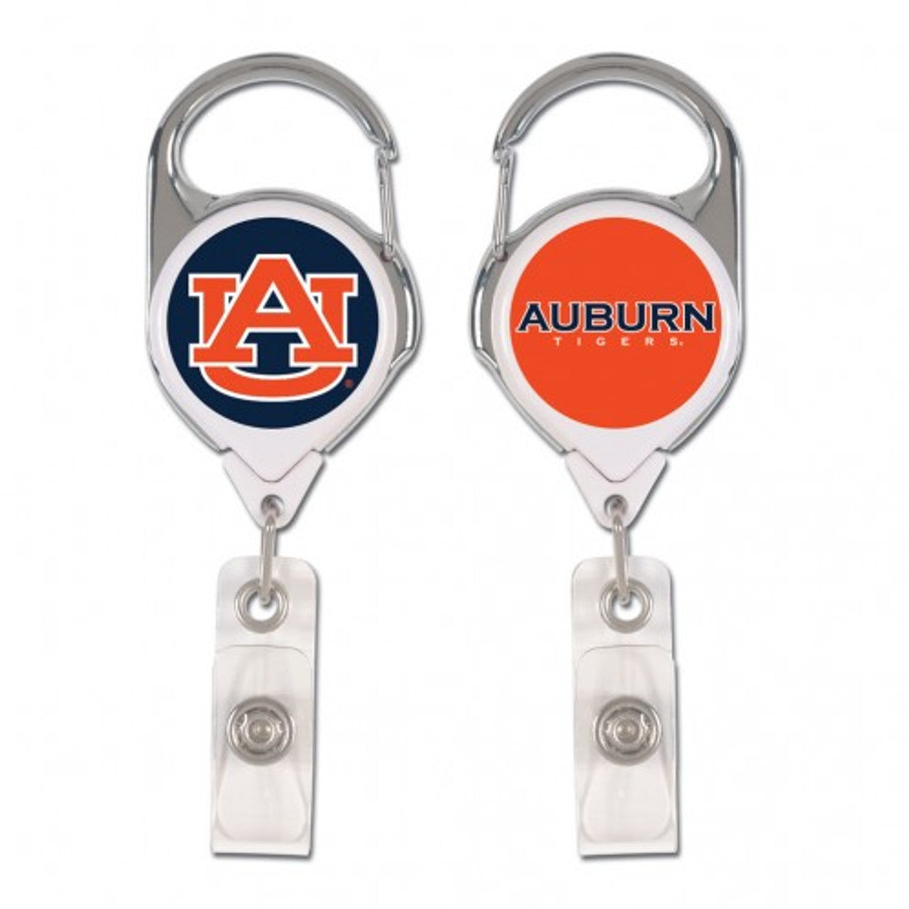 Auburn Tigers Badge Holder Premium Retractable Alternate