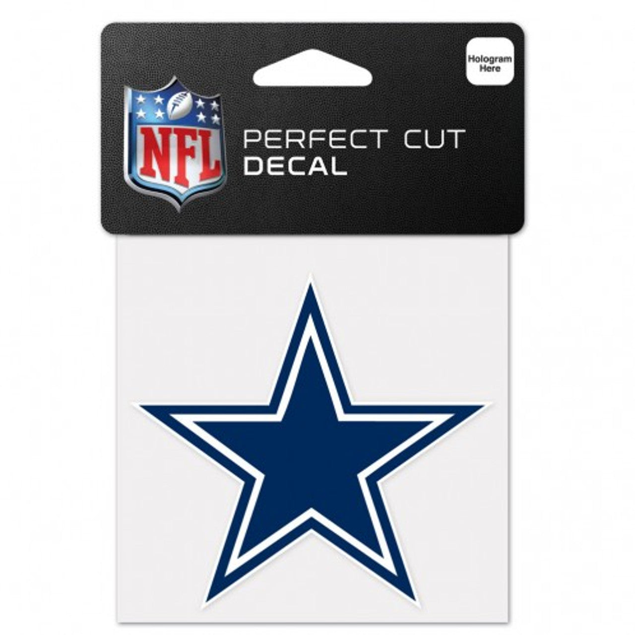 Dallas Cowboys Decal 4x4 Perfect Cut Color