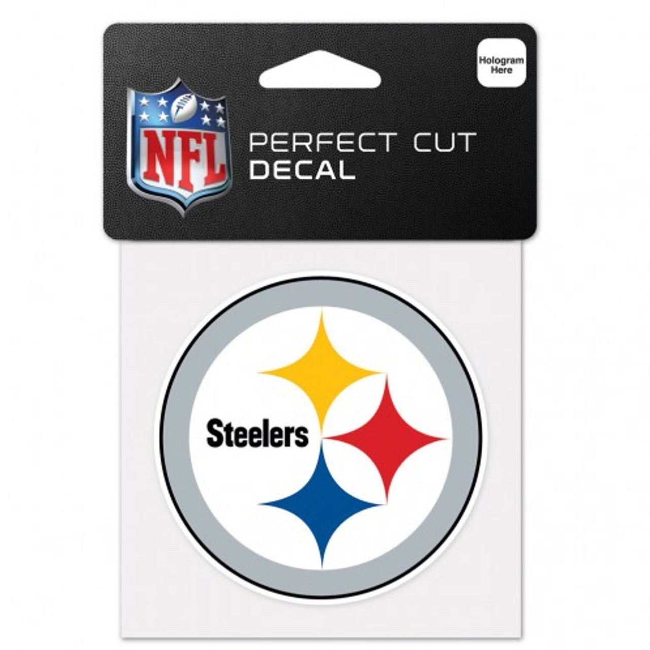 Pittsburgh Steelers Decal 4x4 Perfect Cut Color