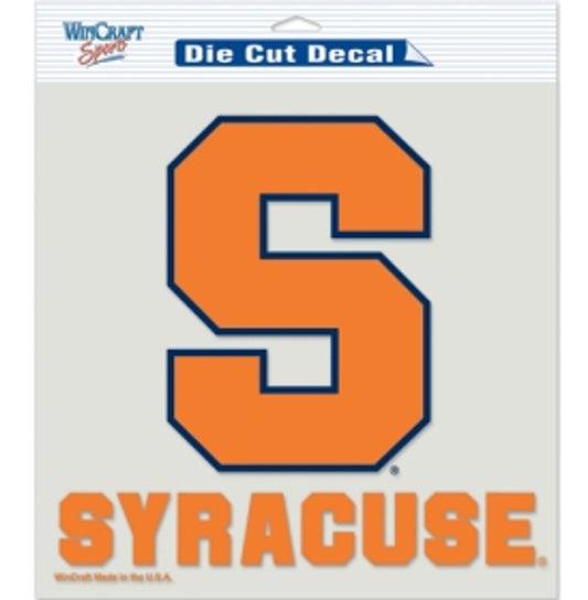 Syracuse Orange Decal 8x8 Die Cut Color