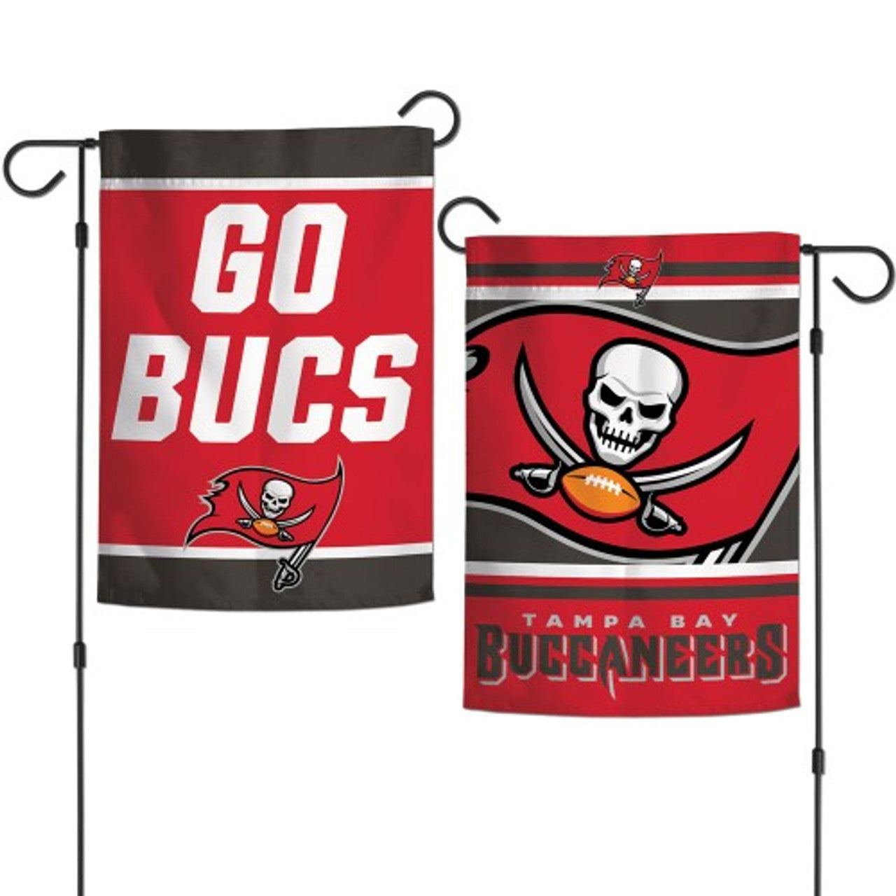 Tampa Bay Buccaneers Flag 12x18 Garden Style 2 Sided Slogan Design