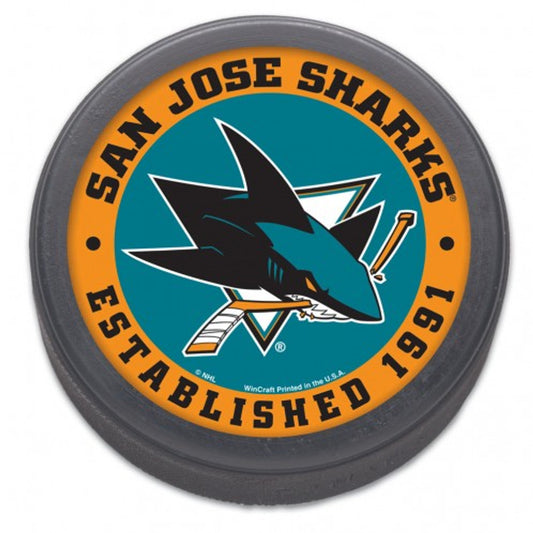 San Jose Sharks Hockey Puck - Est 1991 - Bulk