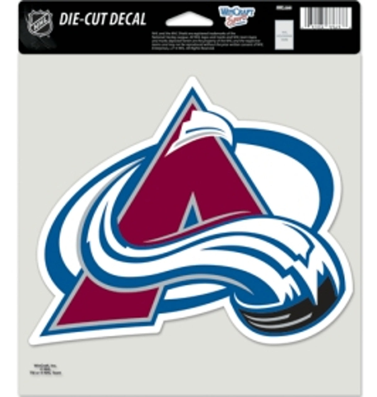 Colorado Avalanche Decal 8x8 Die Cut Color