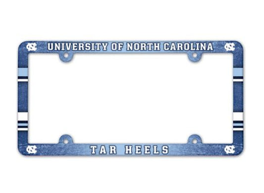 North Carolina Tar Heels License Plate Frame - Full Color