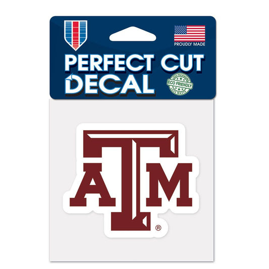 Texas A&M Aggies Decal 4x4 Perfect Cut Color