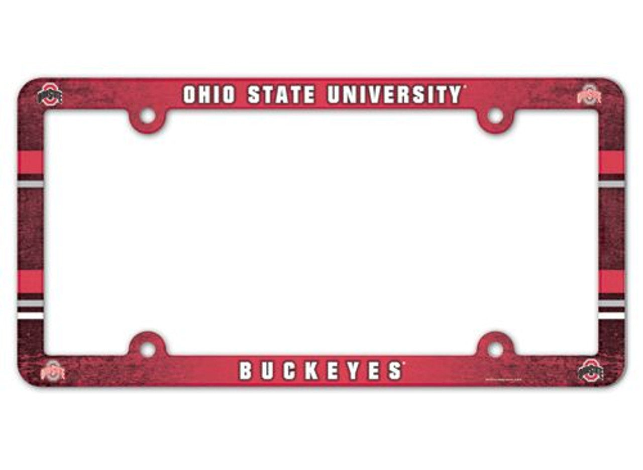 Ohio State Buckeyes License Plate Frame - Full Color