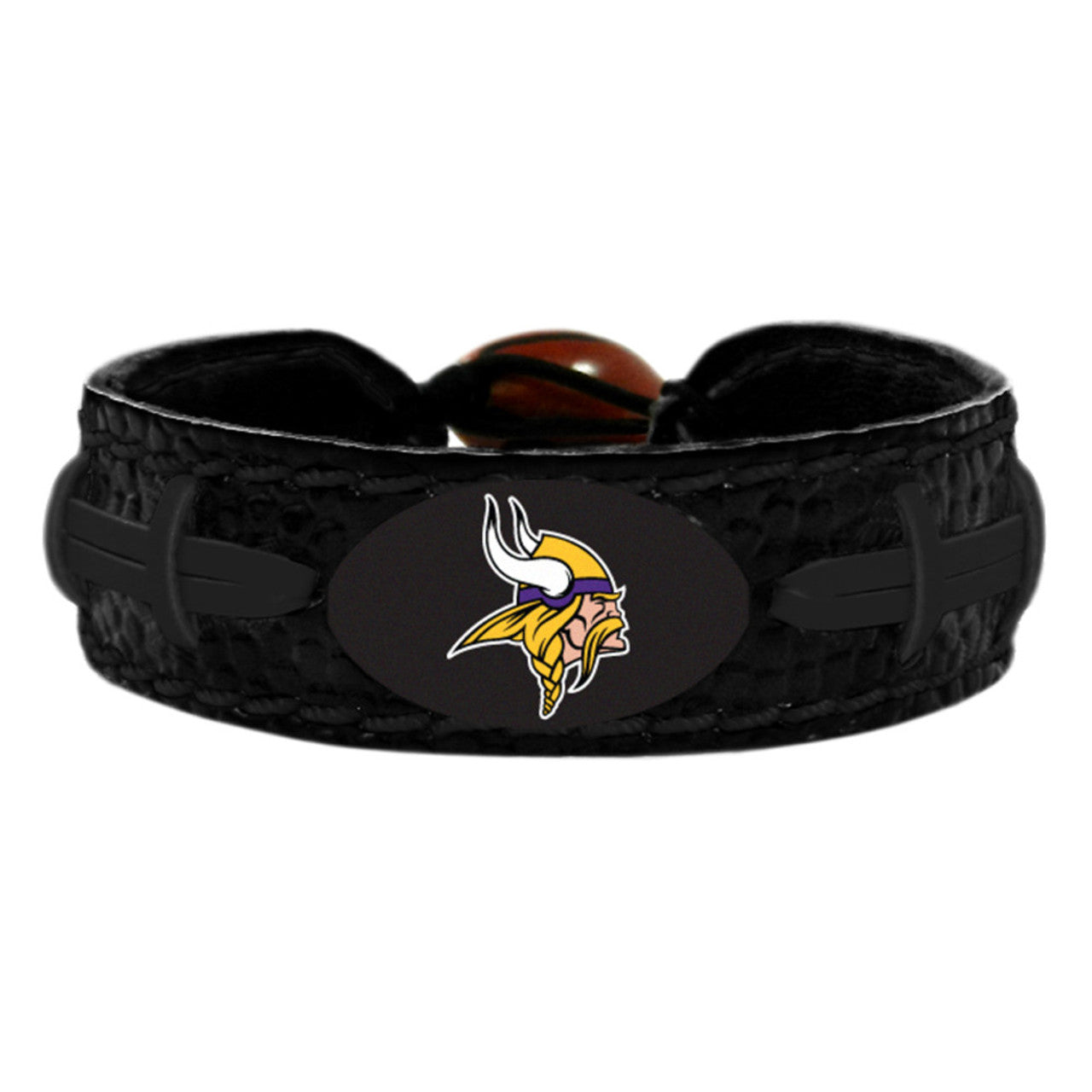 Minnesota Vikings Bracelet Team Color Tonal Black Football CO