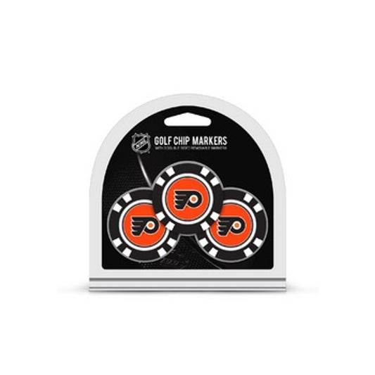 Philadelphia Flyers Golf Chip with Marker 3 Pack