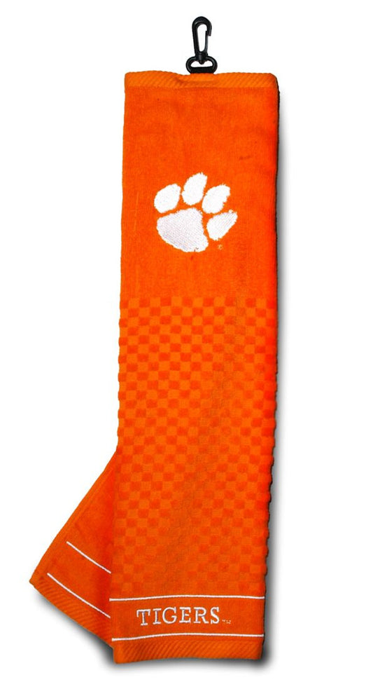 Clemson Tigers Golf Towel 16x22 Embroidered