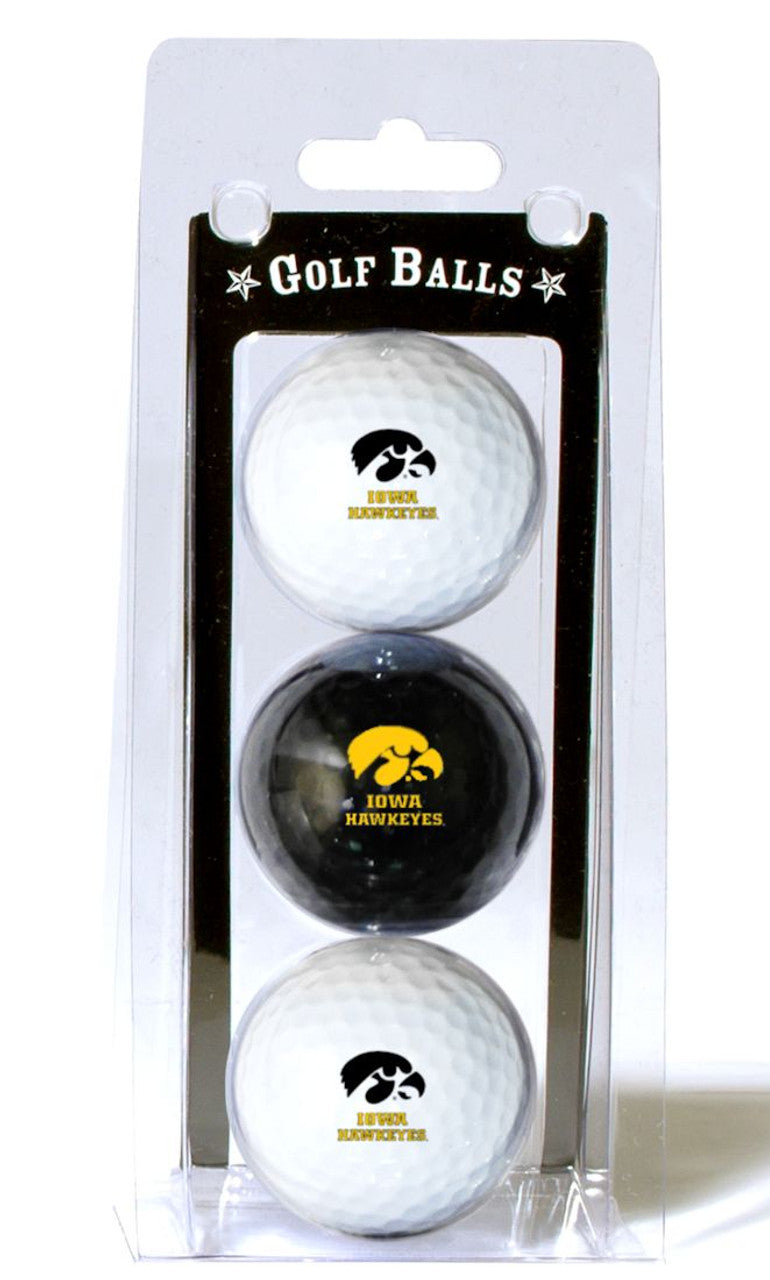 Iowa Hawkeyes 3 Pack of Golf Balls