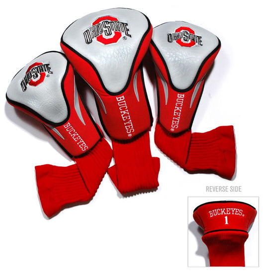 Ohio State Buckeyes Golf Club 3 Piece Contour Headcover Set