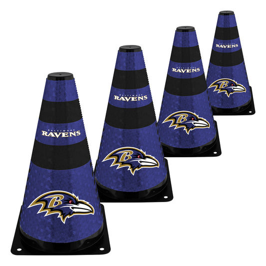 Baltimore Ravens Zone Cones 4 Pack