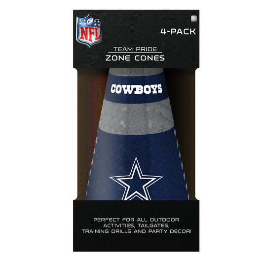 Dallas Cowboys Zone Cones 4 Pack