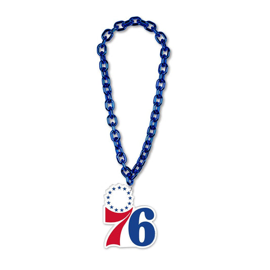 Philadelphia 76ers Necklace Big Fan Chain