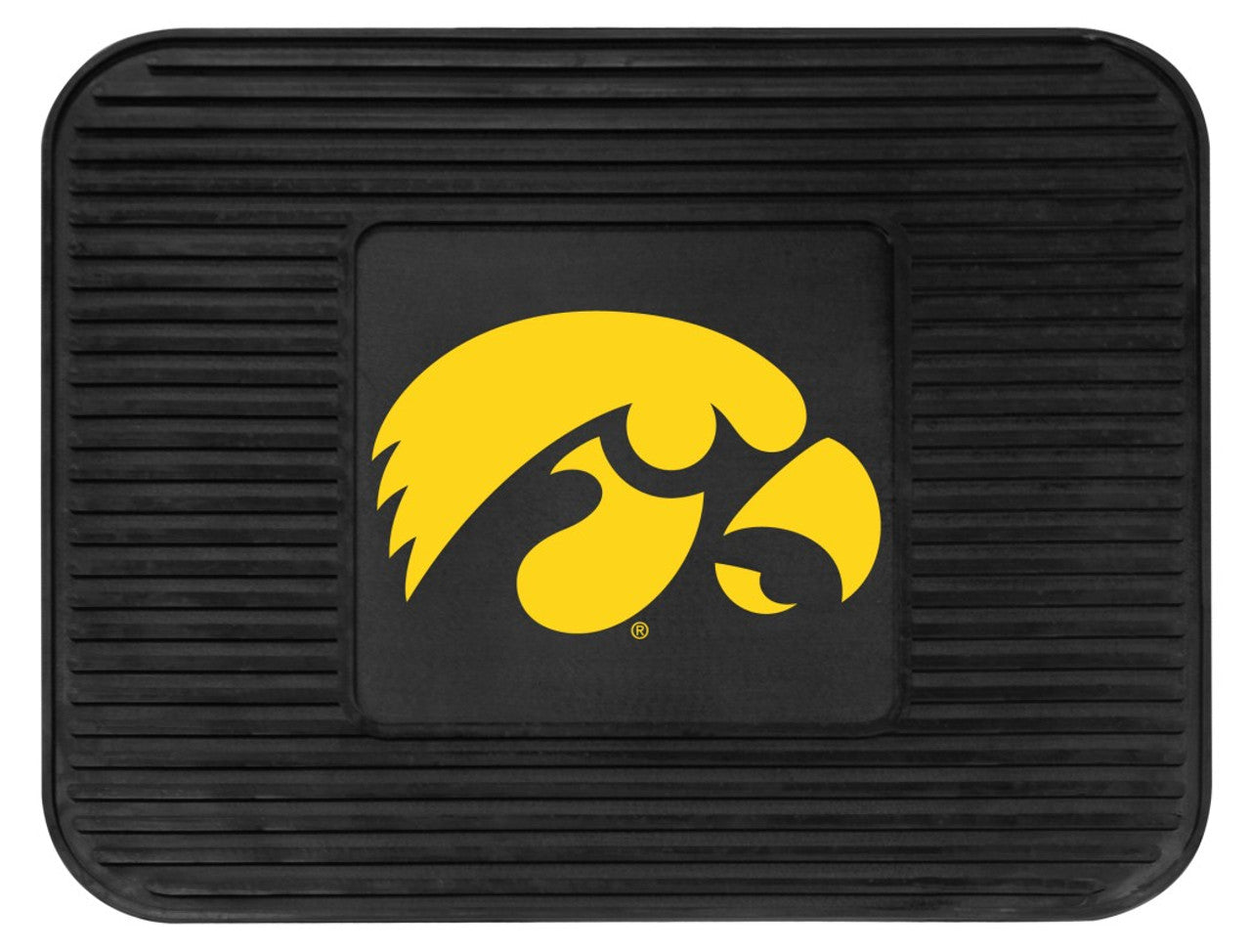 Iowa Hawkeyes Car Mat Heavy Duty Vinyl Rear Seat