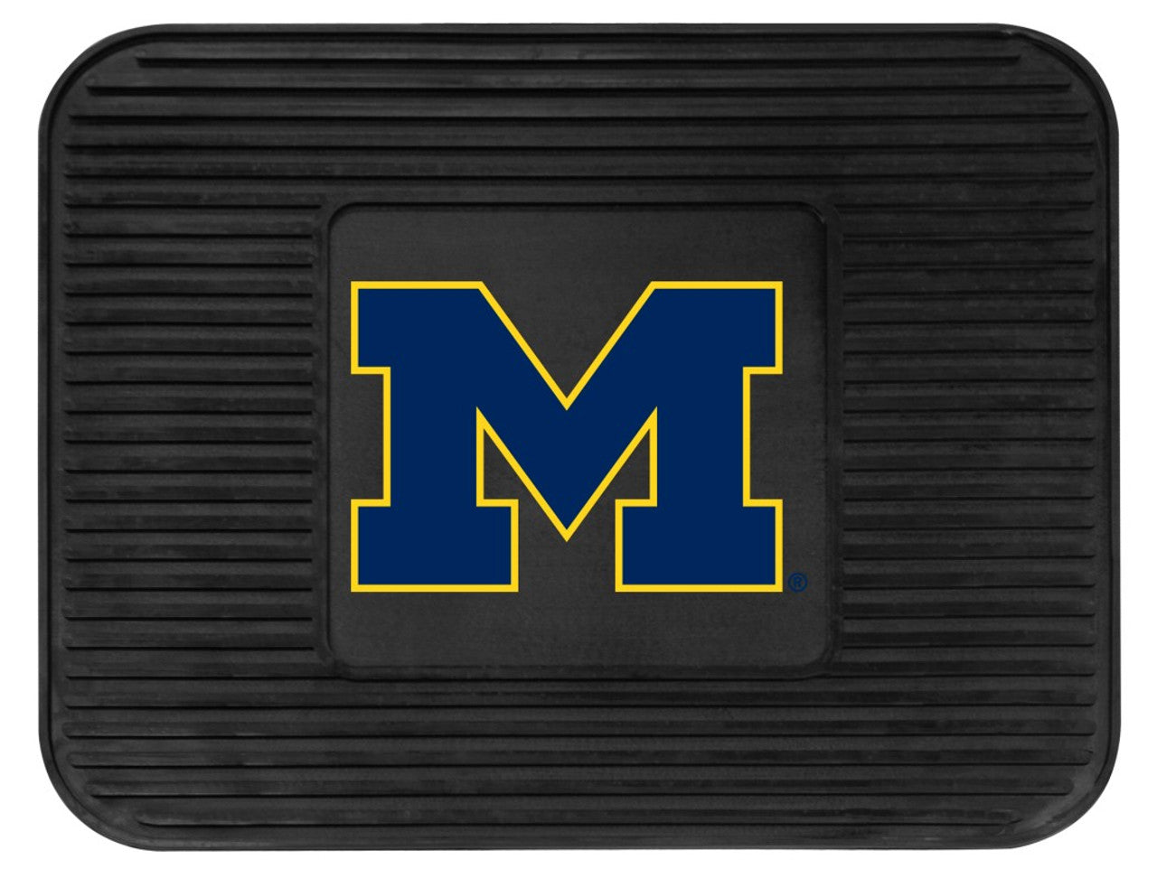 Michigan Wolverines Car Mat Heavy Duty Vinyl Rear Seat