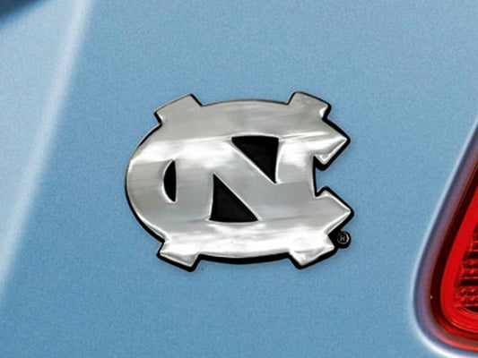 North Carolina Tar Heels Auto Emblem Premium Metal Chrome