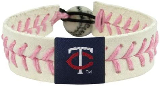 Minnesota Twins Bracelet Baseball Pink Alternate CO