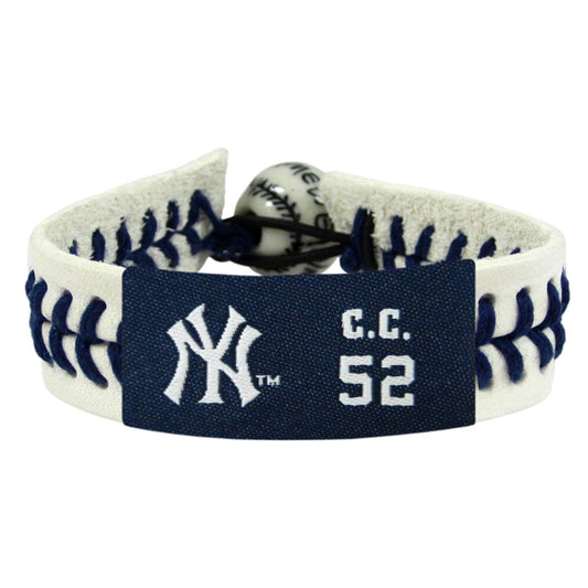 New York Yankees Bracelet Genuine Baseball CC Sabathia CO