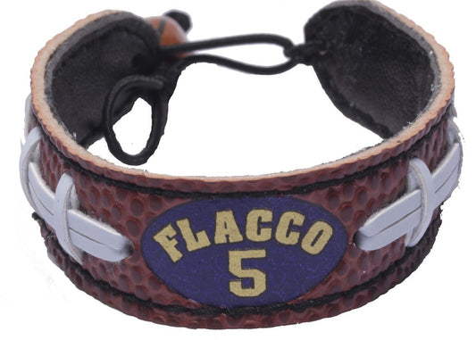 Baltimore Ravens Bracelet Classic Football Joe Flacco Design CO