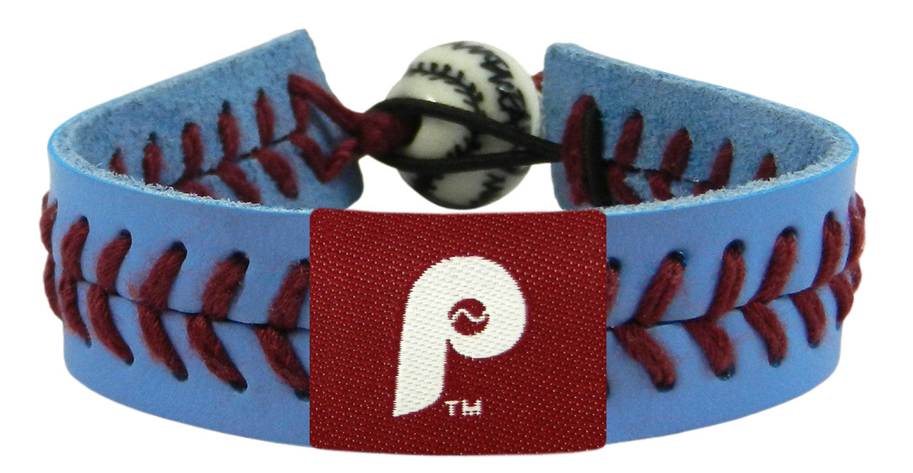 Philadelphia Phillies Bracelet Team Color Baseball Retro P Logo CO